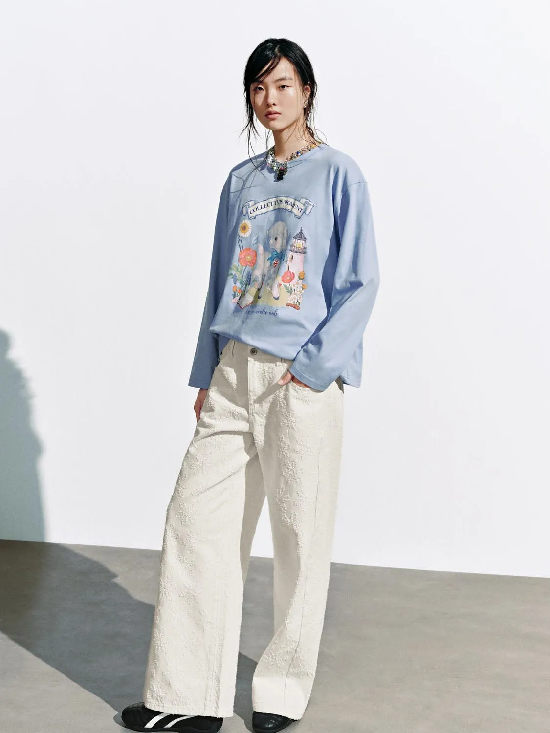 Graphic Long Sleeve T-Shirts sold by Urban Revivo product image thumbnail 5