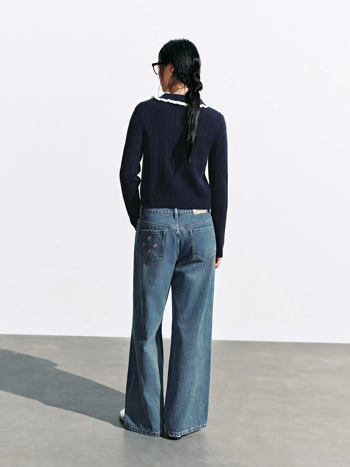 Wide Leg Jeans sold by Urban Revivo product image thumbnail 4