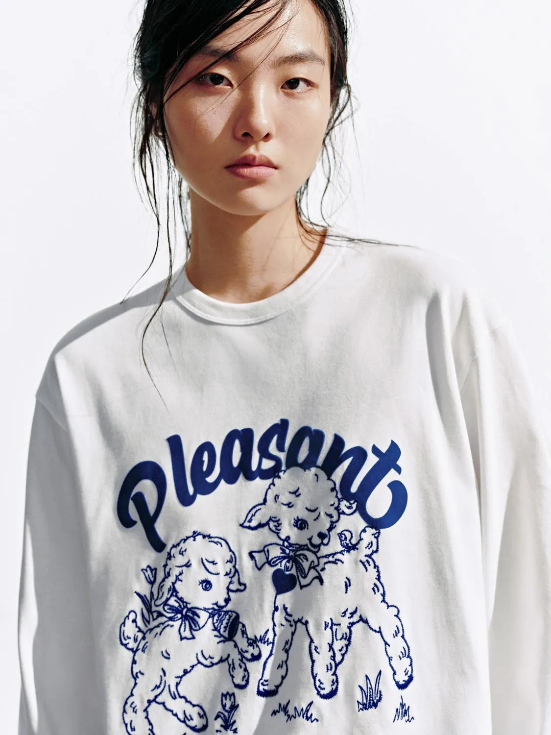 Graphic Long Sleeve T-Shirts sold by Urban Revivo product image thumbnail 5