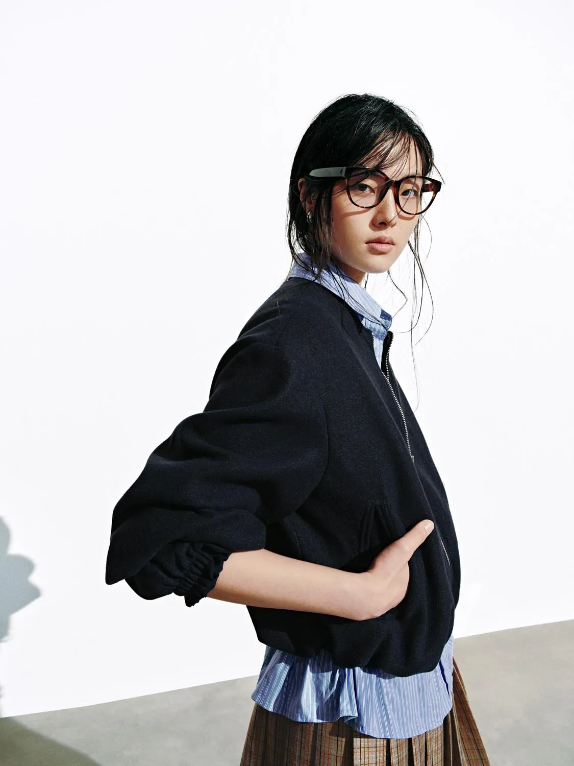 2 In 1 Collared Bomber Jackets sold by Urban Revivo product image thumbnail 2