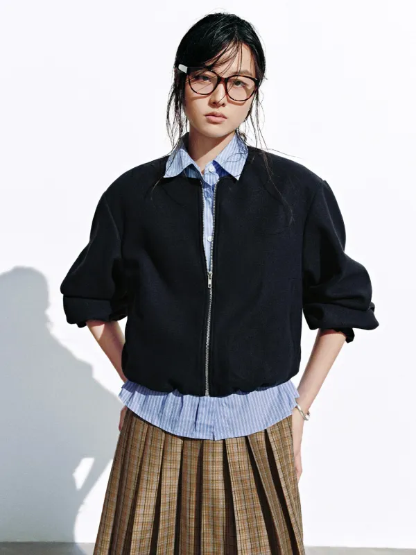 2 In 1 Collared Bomber Jackets sold by Urban Revivo