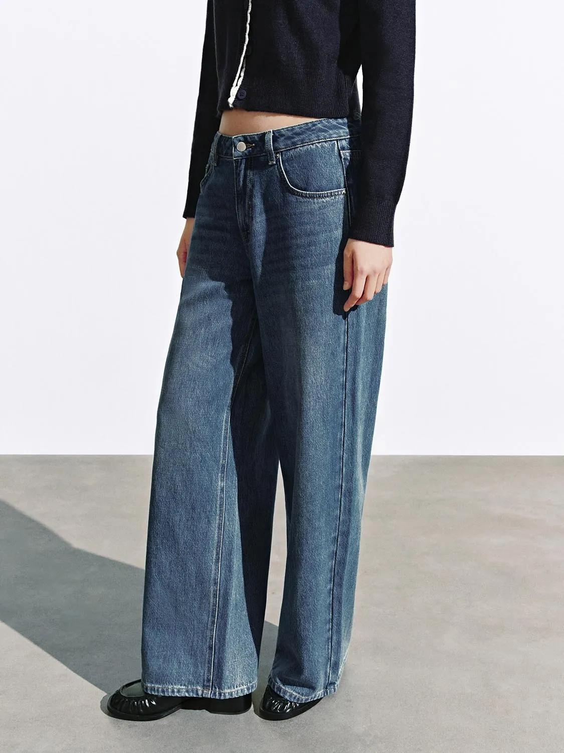 Wide Leg Jeans sold by Urban Revivo product image thumbnail 3
