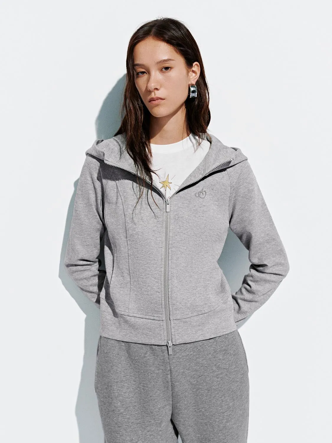 Embroidered Hooded Jackets sold by Urban Revivo