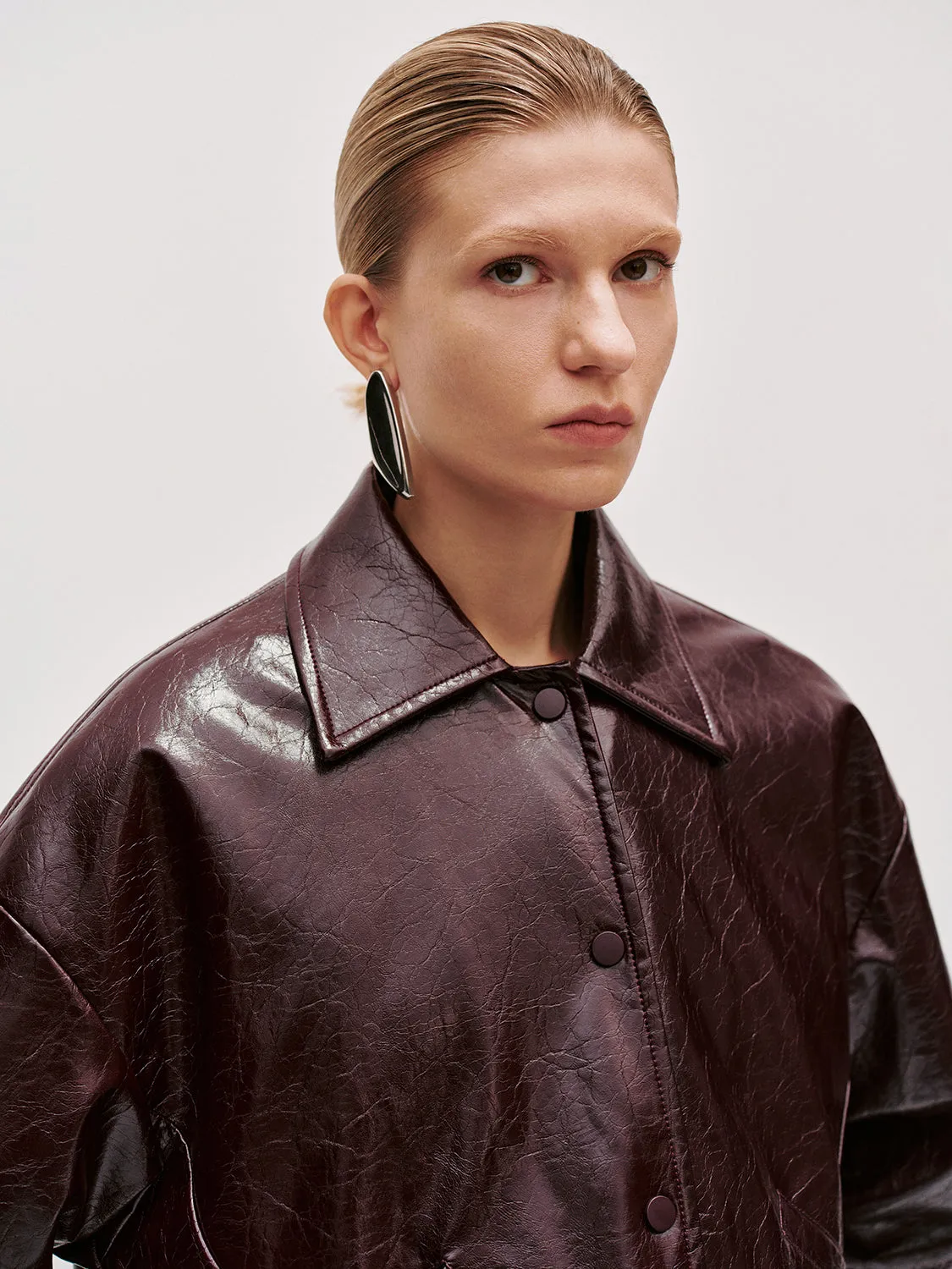 Leather Padded Jackets sold by Urban Revivo product image thumbnail 3