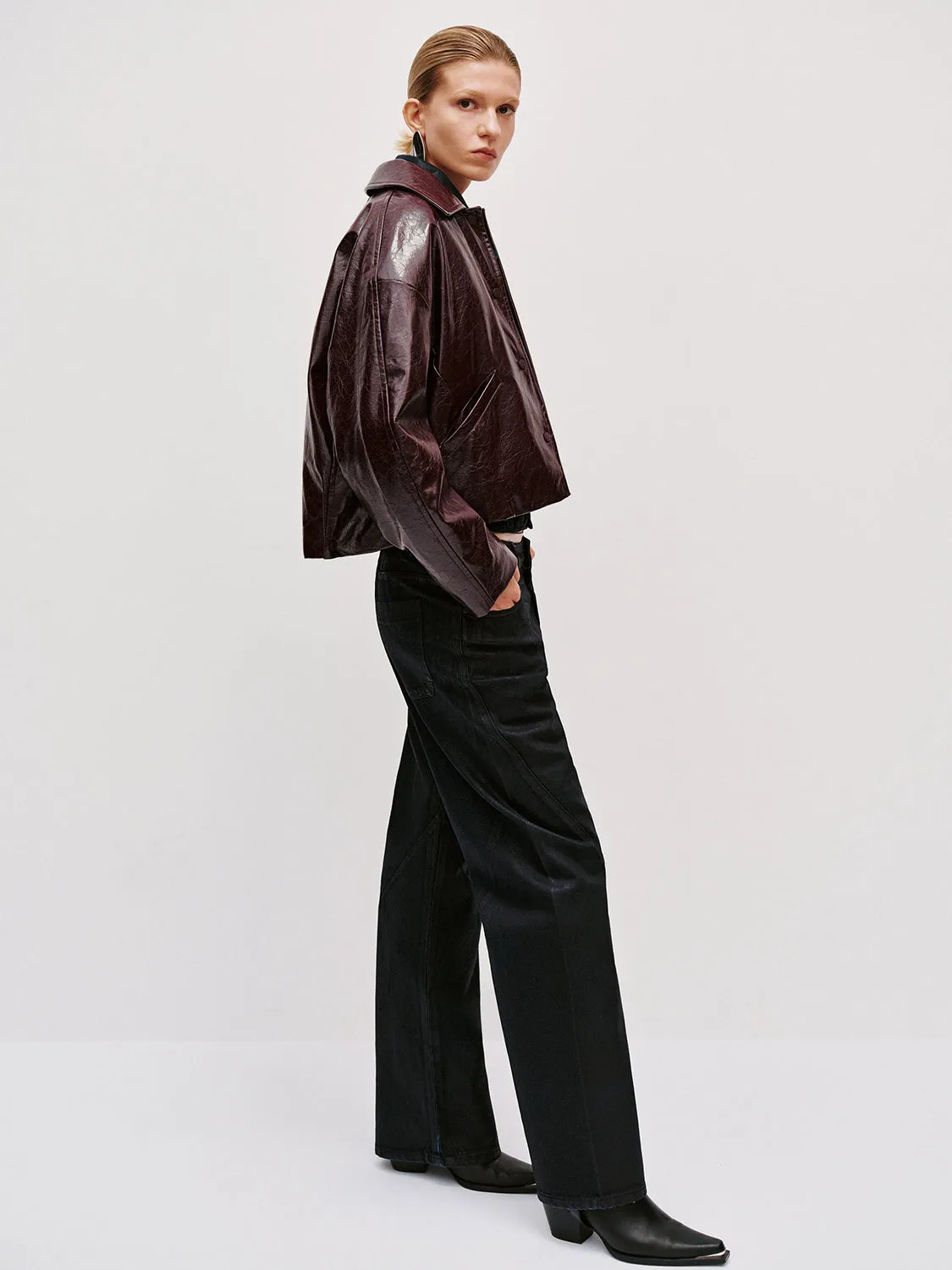 Leather Padded Jackets sold by Urban Revivo product image thumbnail 5