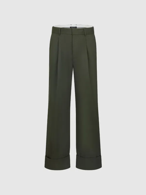 Straight Pants sold by Urban Revivo