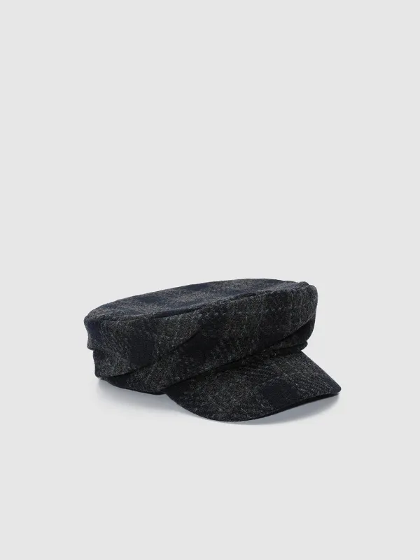 Check Fisherman Fiddler Cap sold by Urban Revivo