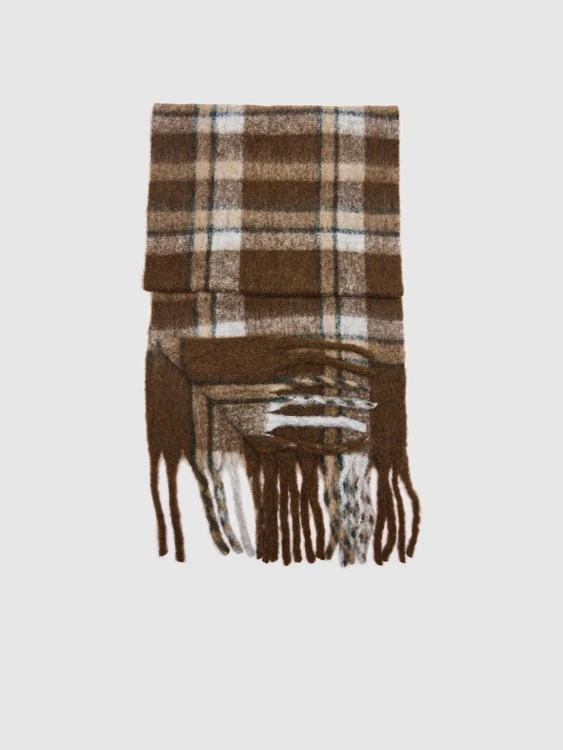 Tassel Trim Check Scarf sold by Urban Revivo product image thumbnail 3