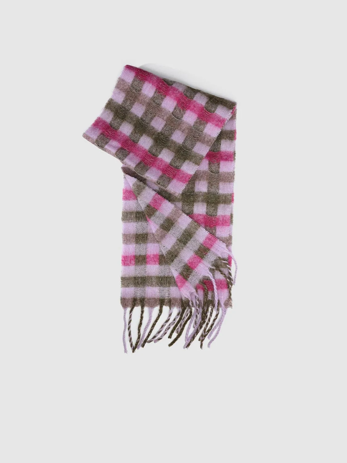 Tassel Trim Check Scarf sold by Urban Revivo product image thumbnail 2