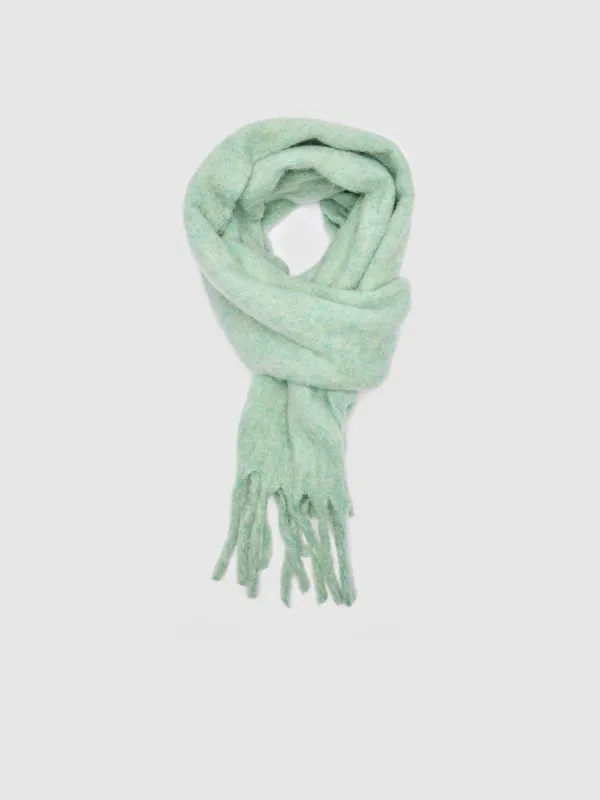 Solid Tassel Trim Scarf sold by Urban Revivo