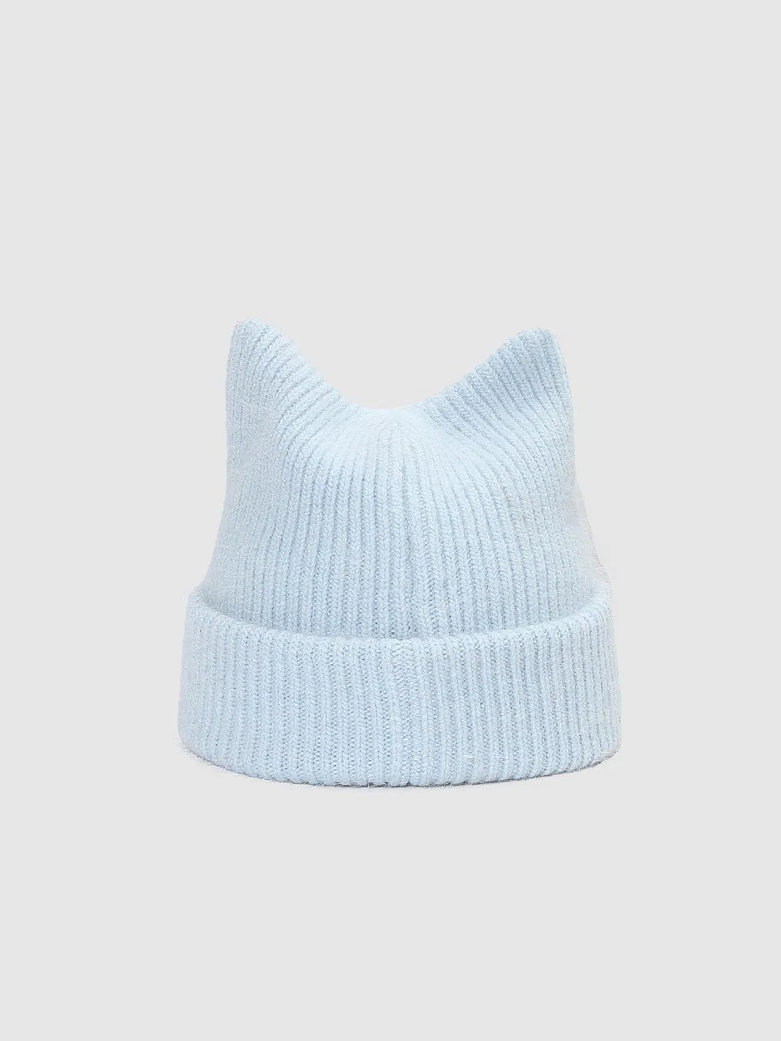 Cat Ear Knitted Beanie Hats sold by Urban Revivo product image thumbnail 3
