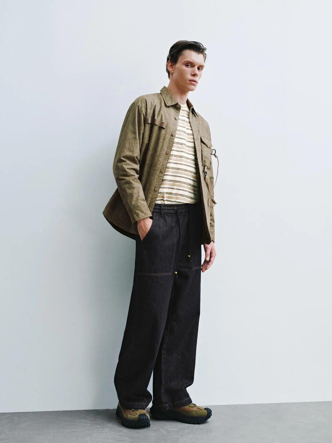 Loose Fit Padded Shirt Jackets sold by Urban Revivo product image thumbnail 5