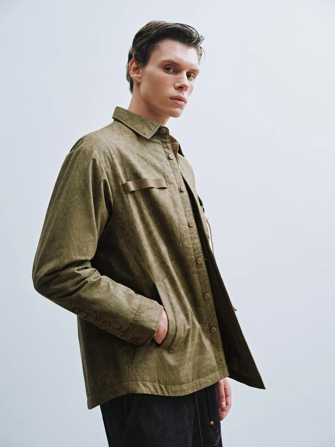 Loose Fit Padded Shirt Jackets sold by Urban Revivo product image thumbnail 2