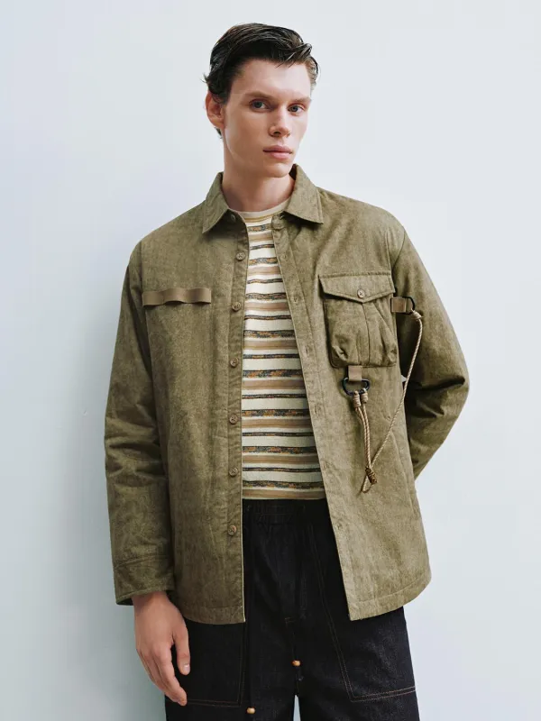 Loose Fit Padded Shirt Jackets sold by Urban Revivo