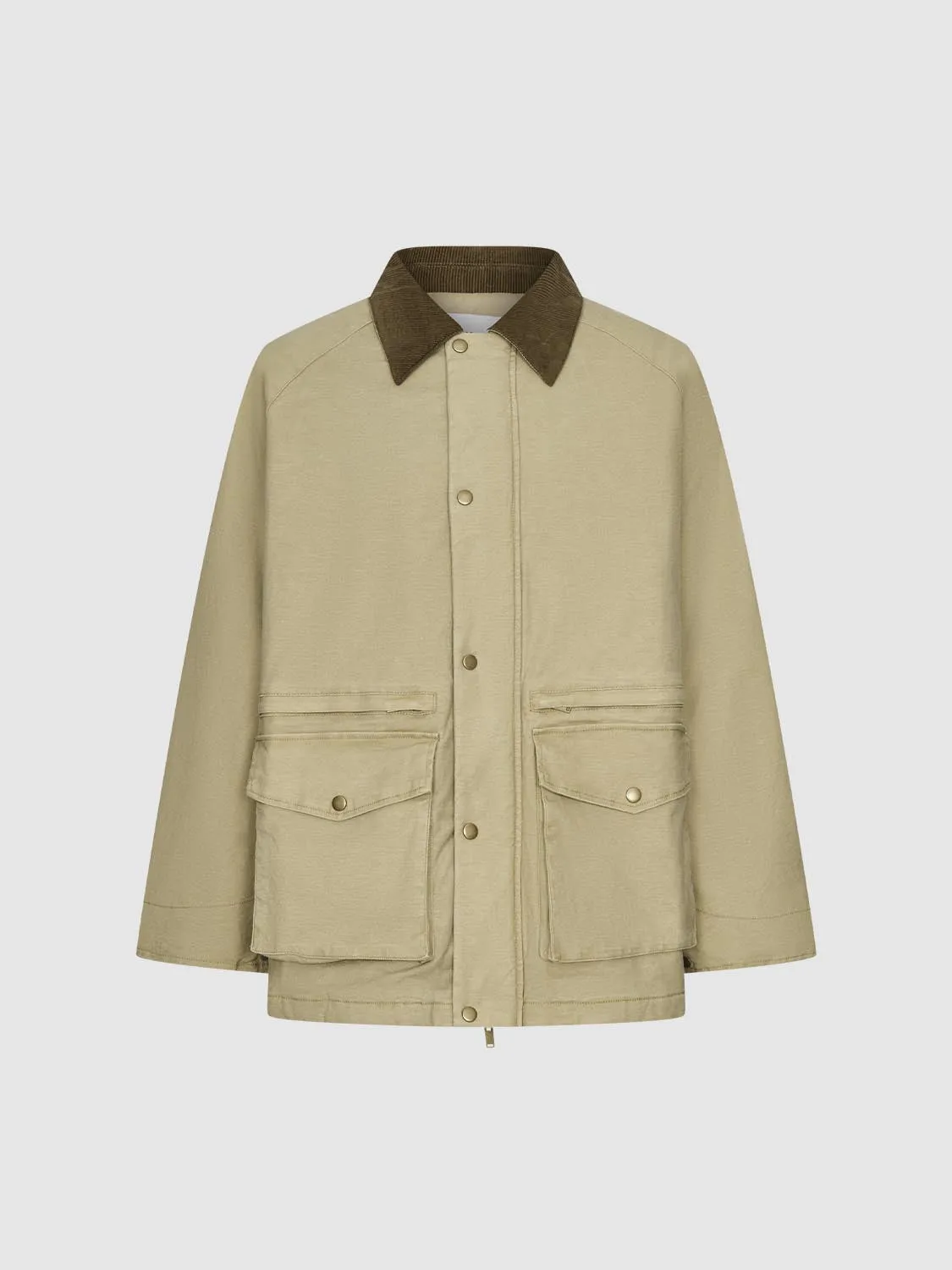 Flap Pockets Collared Jackets sold by Urban Revivo