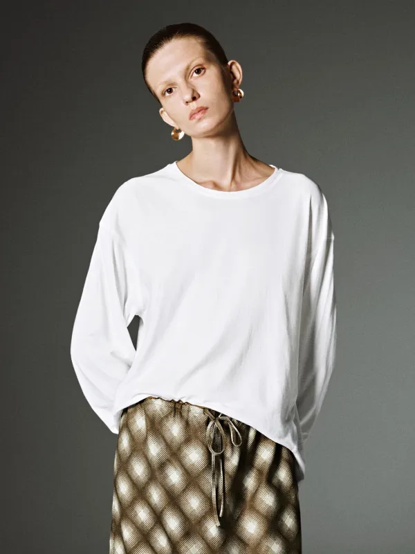 Crew Neck Long Sleeve T-Shirts sold by Urban Revivo