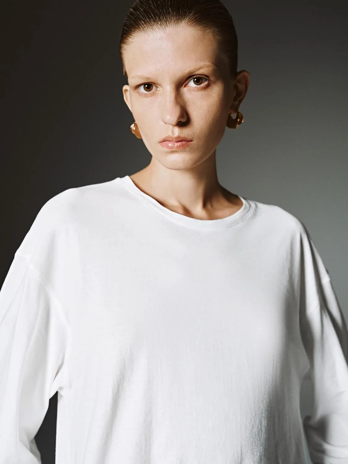 Crew Neck Long Sleeve T-Shirts sold by Urban Revivo product image thumbnail 3