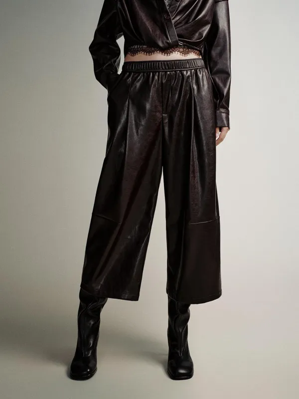 Pull On Wide Leg Pants sold by Urban Revivo
