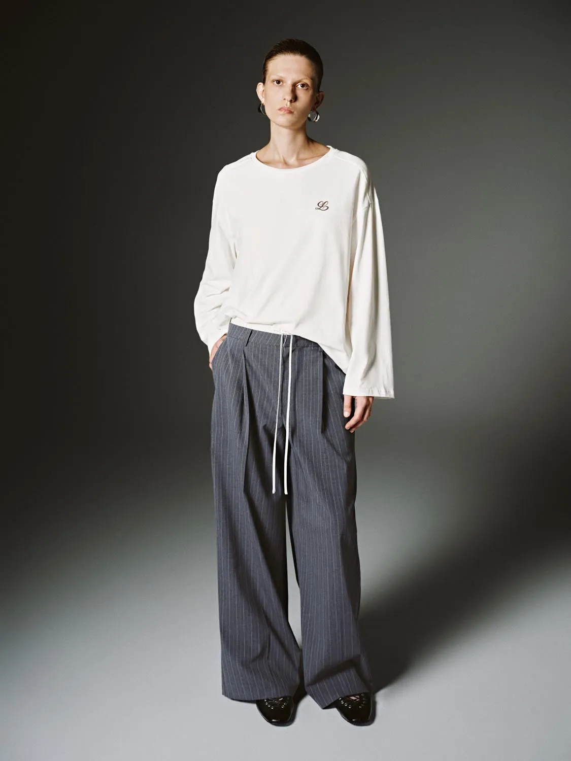 Crew Neck Long Sleeve T-Shirts sold by Urban Revivo product image thumbnail 4