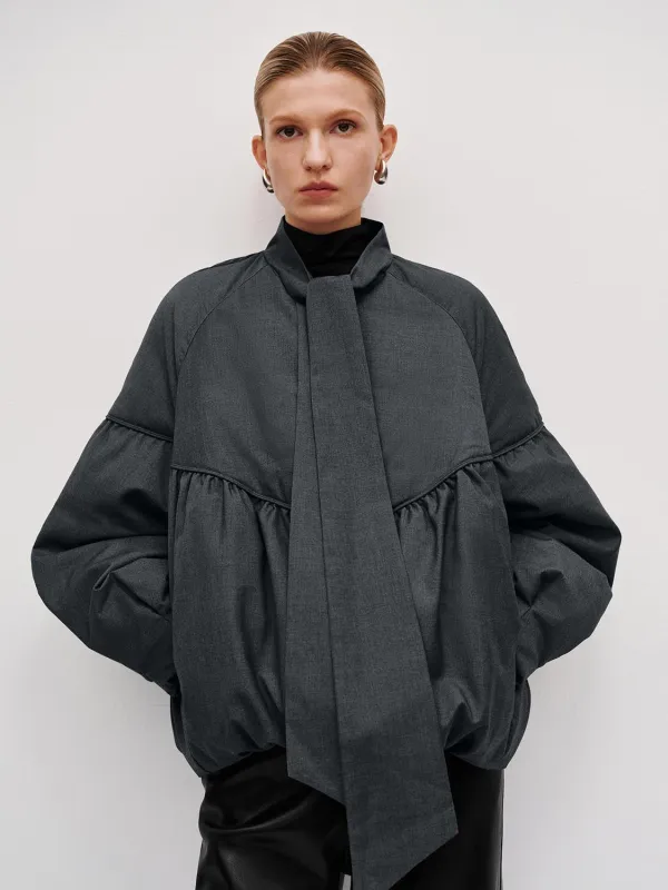 Balloon Hem Puffer Down Jackets sold by Urban Revivo