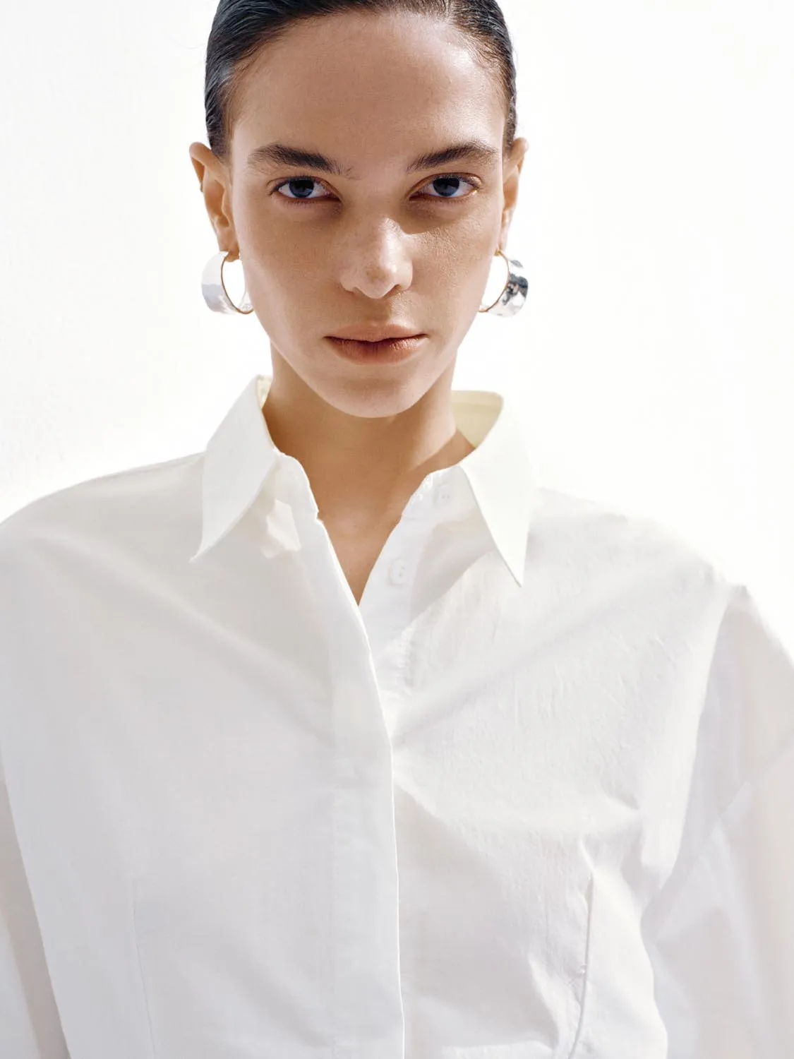 Cropped Fitted Shirts sold by Urban Revivo product image thumbnail 3