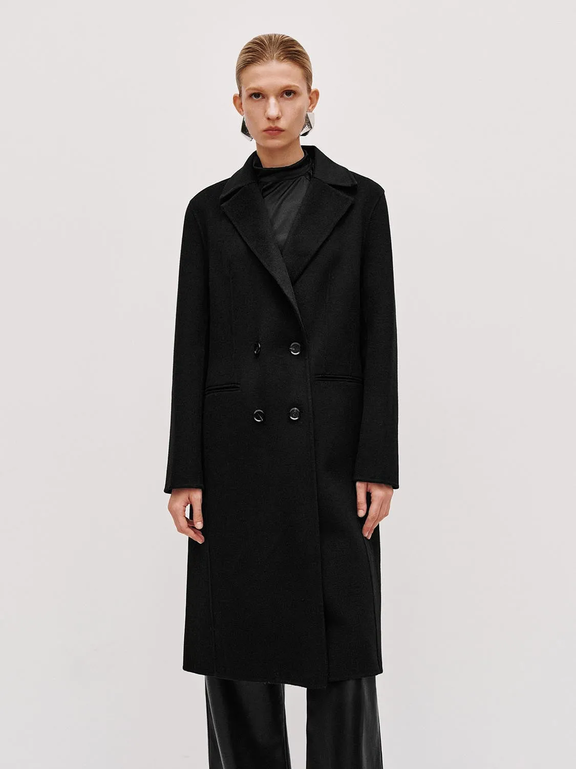 Double Breasted Oversize Wool Blend Coats sold by Urban Revivo