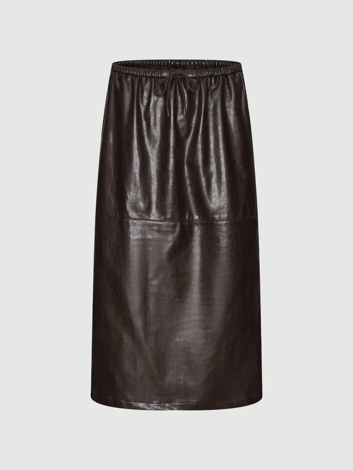 Faux Leather Pull On Midi Skirts sold by Urban Revivo product image thumbnail 2