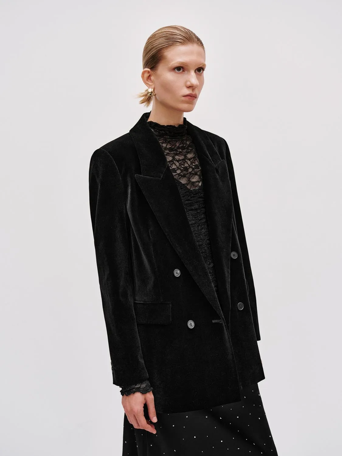 Double Breasted Oversize Blazers sold by Urban Revivo product image thumbnail 2