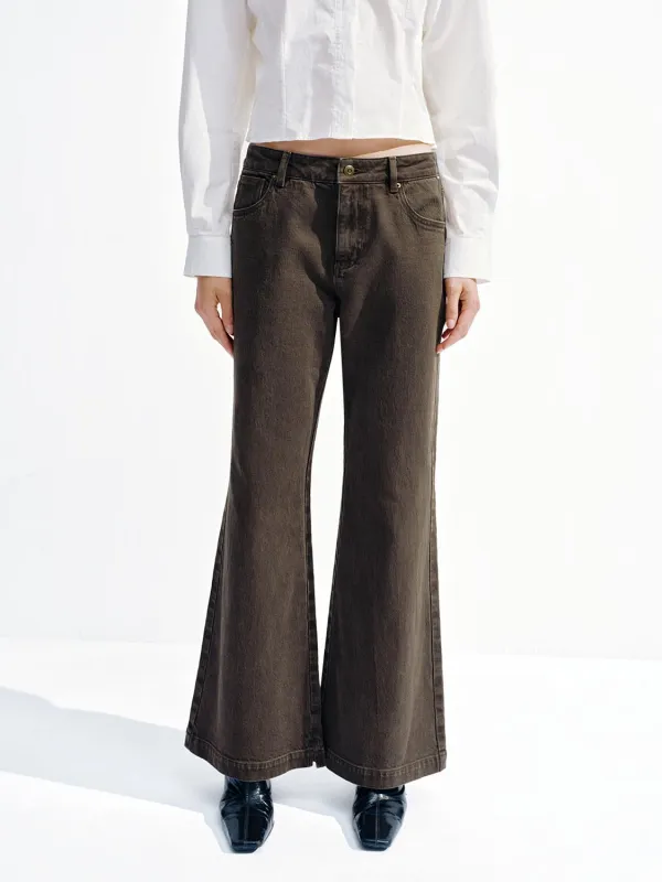 Flare Leg Jeans sold by Urban Revivo