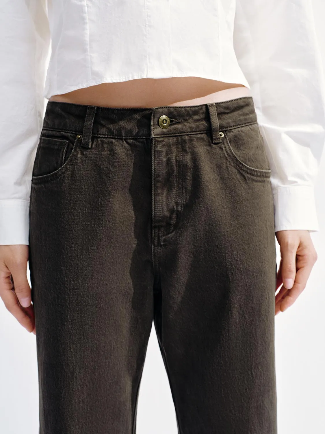 Flare Leg Jeans sold by Urban Revivo product image thumbnail 5