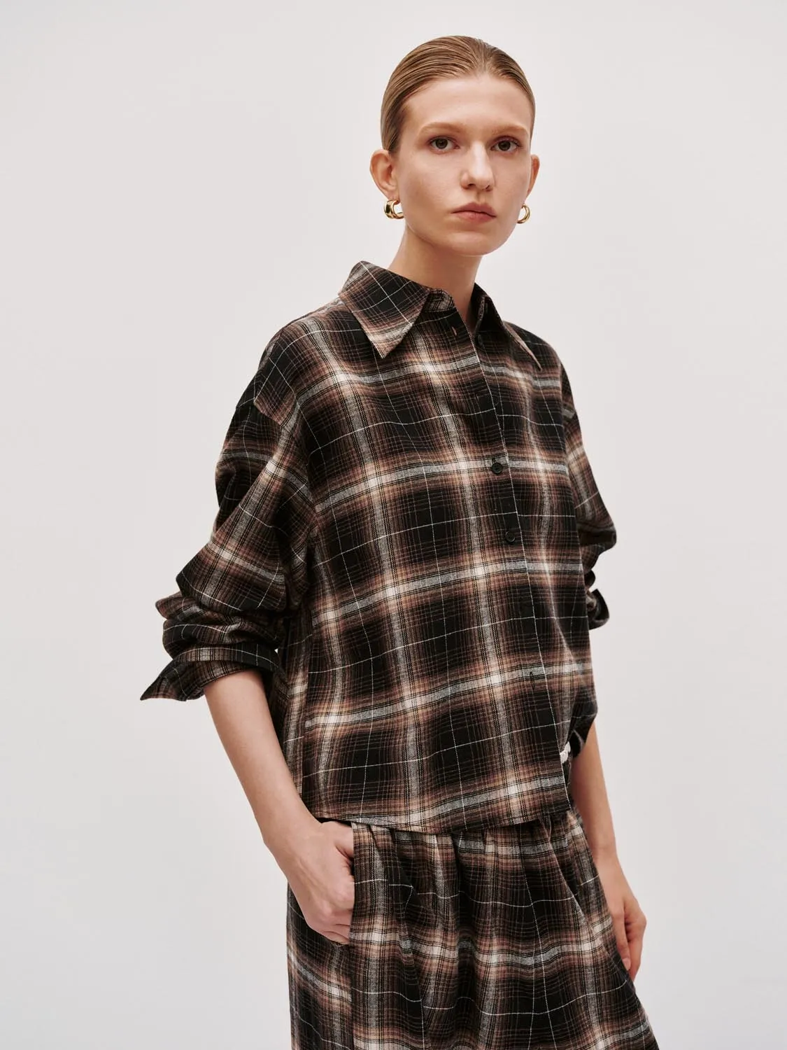 Contrast Check Shirts sold by Urban Revivo product image thumbnail 2