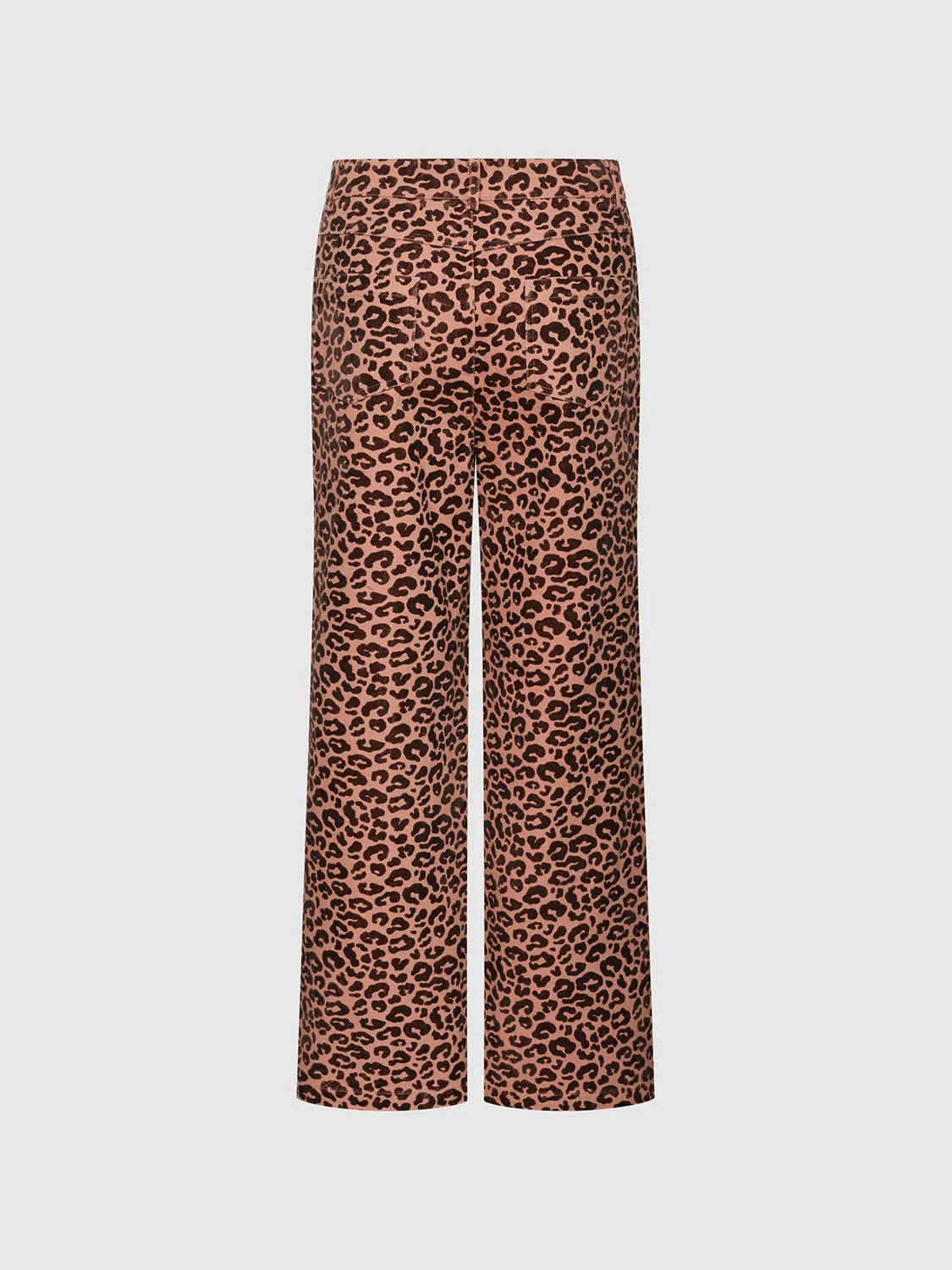 Leopard Print Straight Leg Pants sold by Urban Revivo product image thumbnail 2