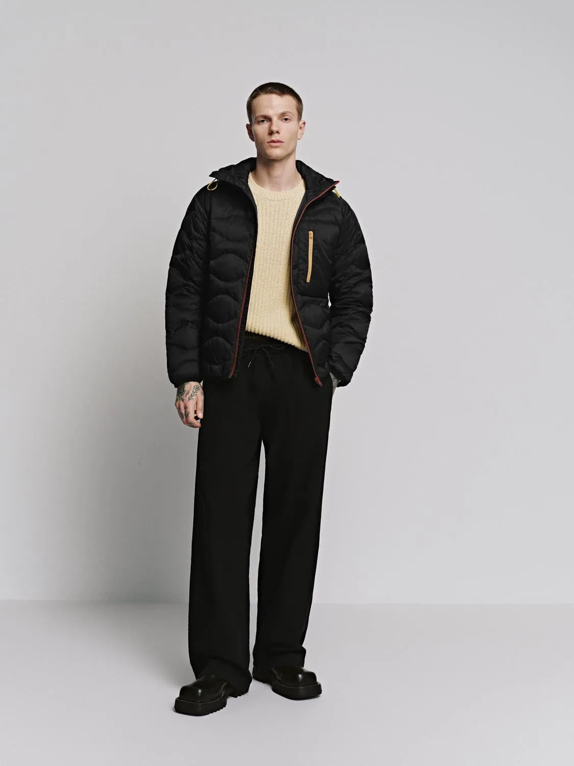 Contrast Hooded Padded Jackets sold by Urban Revivo product image thumbnail 4