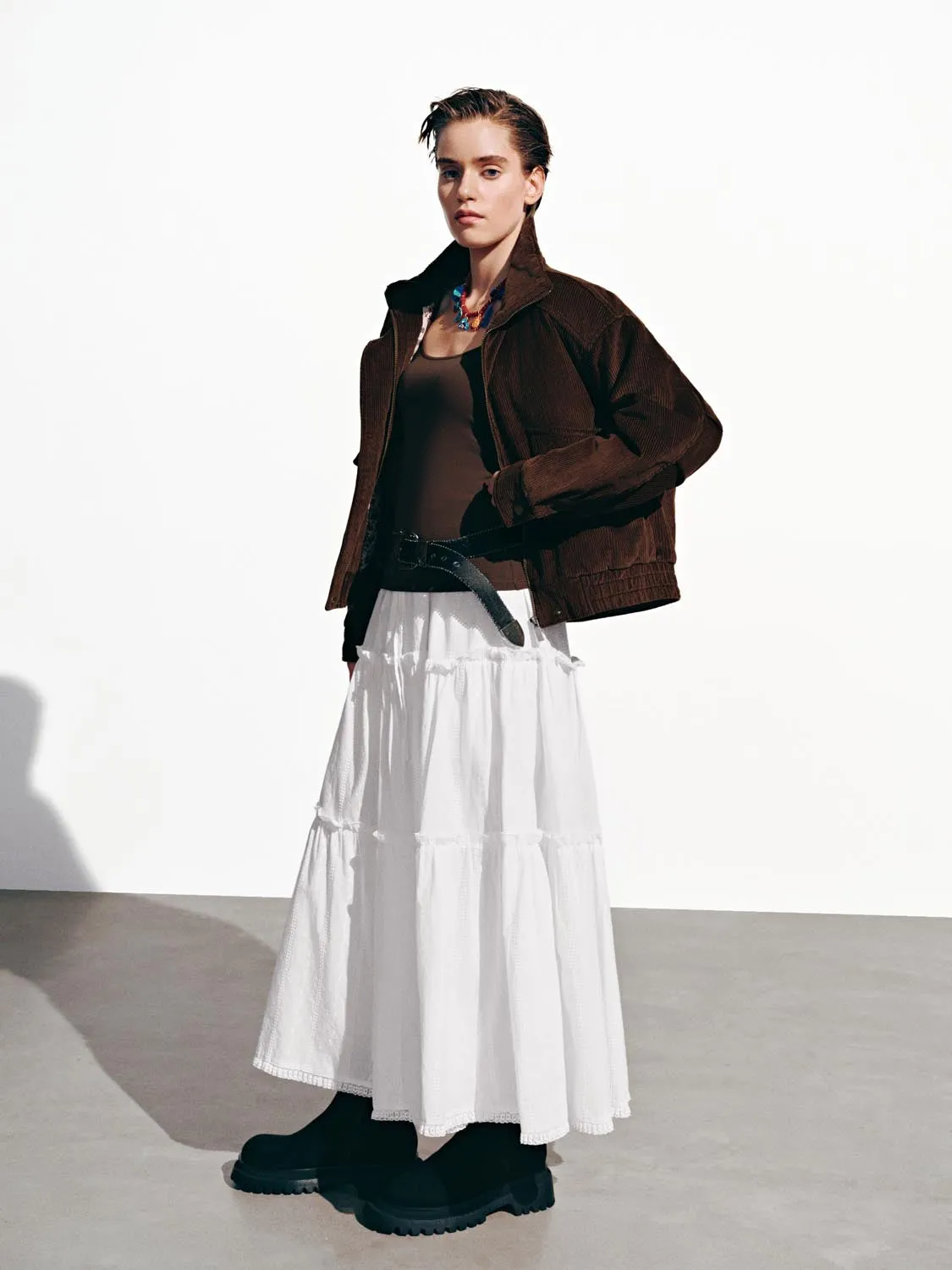 Flap Pockets Funnel Neck Padded Jackets sold by Urban Revivo product image thumbnail 5