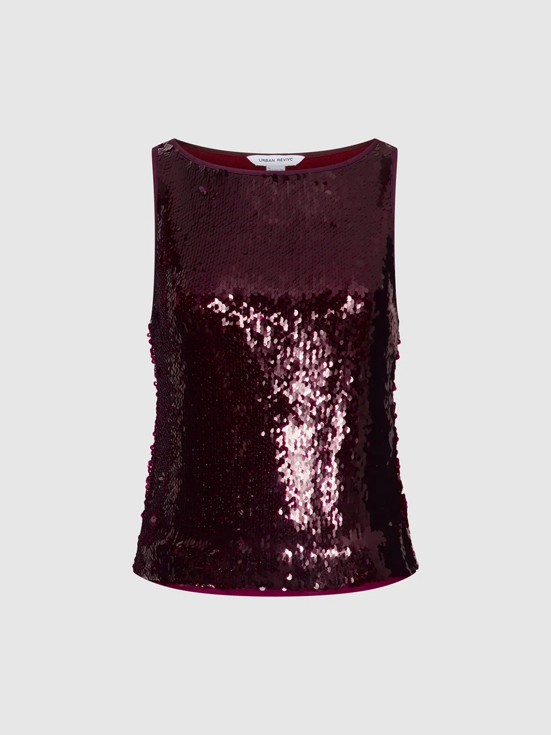 Sequin Sleeveless Tank Top sold by Urban Revivo product image thumbnail 4