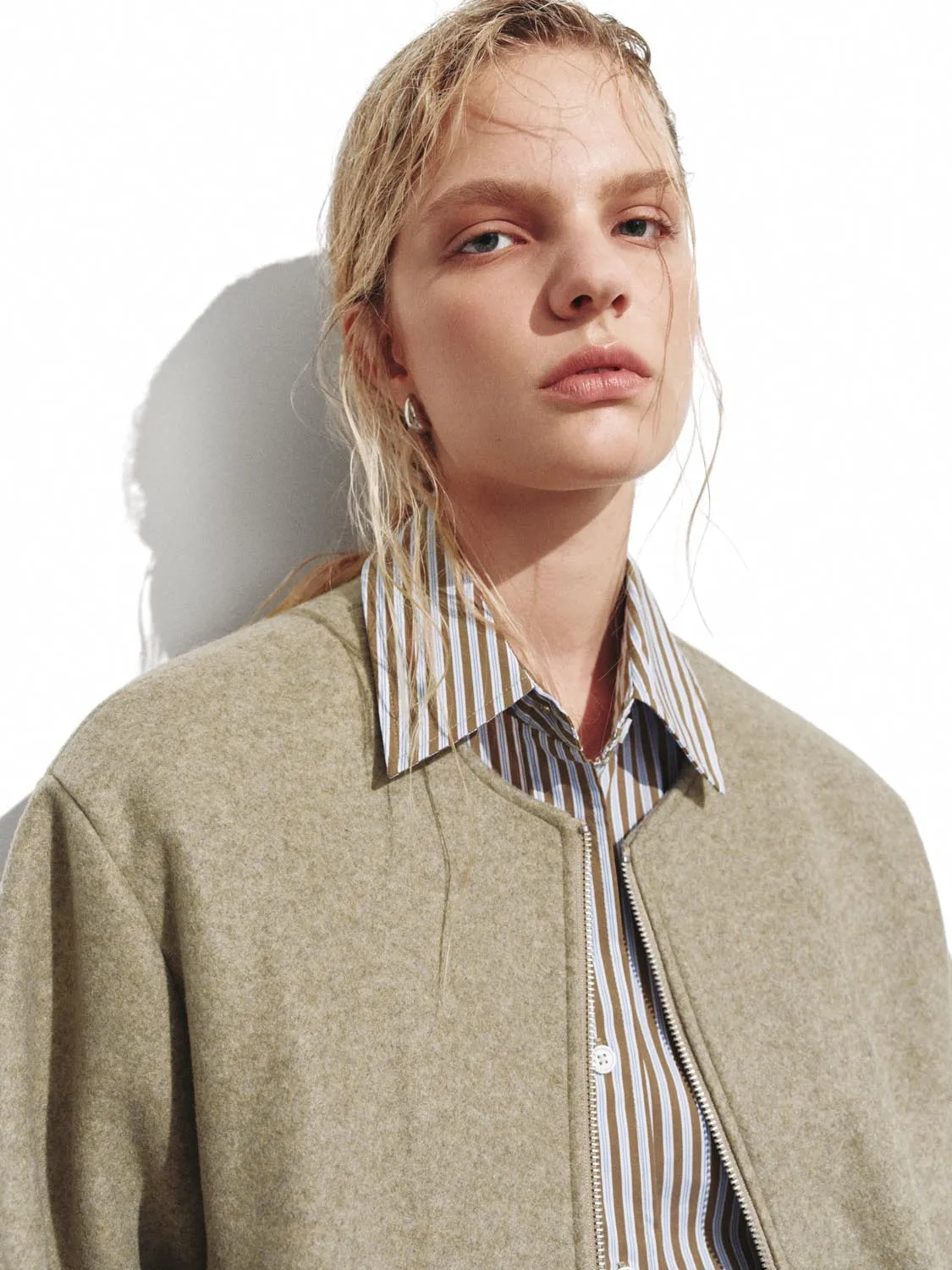2 In 1 Balloon Hem Jackets sold by Urban Revivo product image thumbnail 3