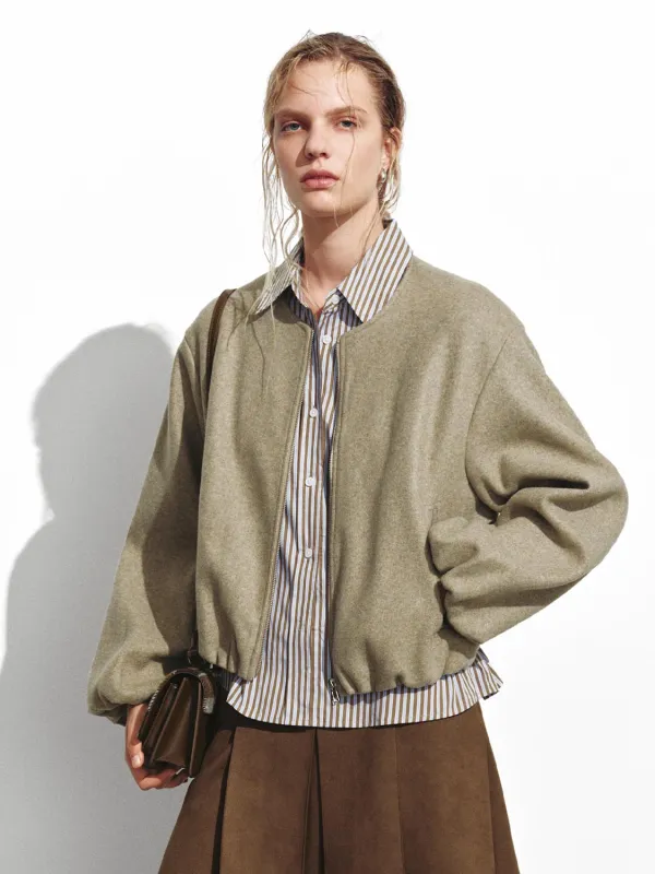 2 In 1 Balloon Hem Jackets sold by Urban Revivo