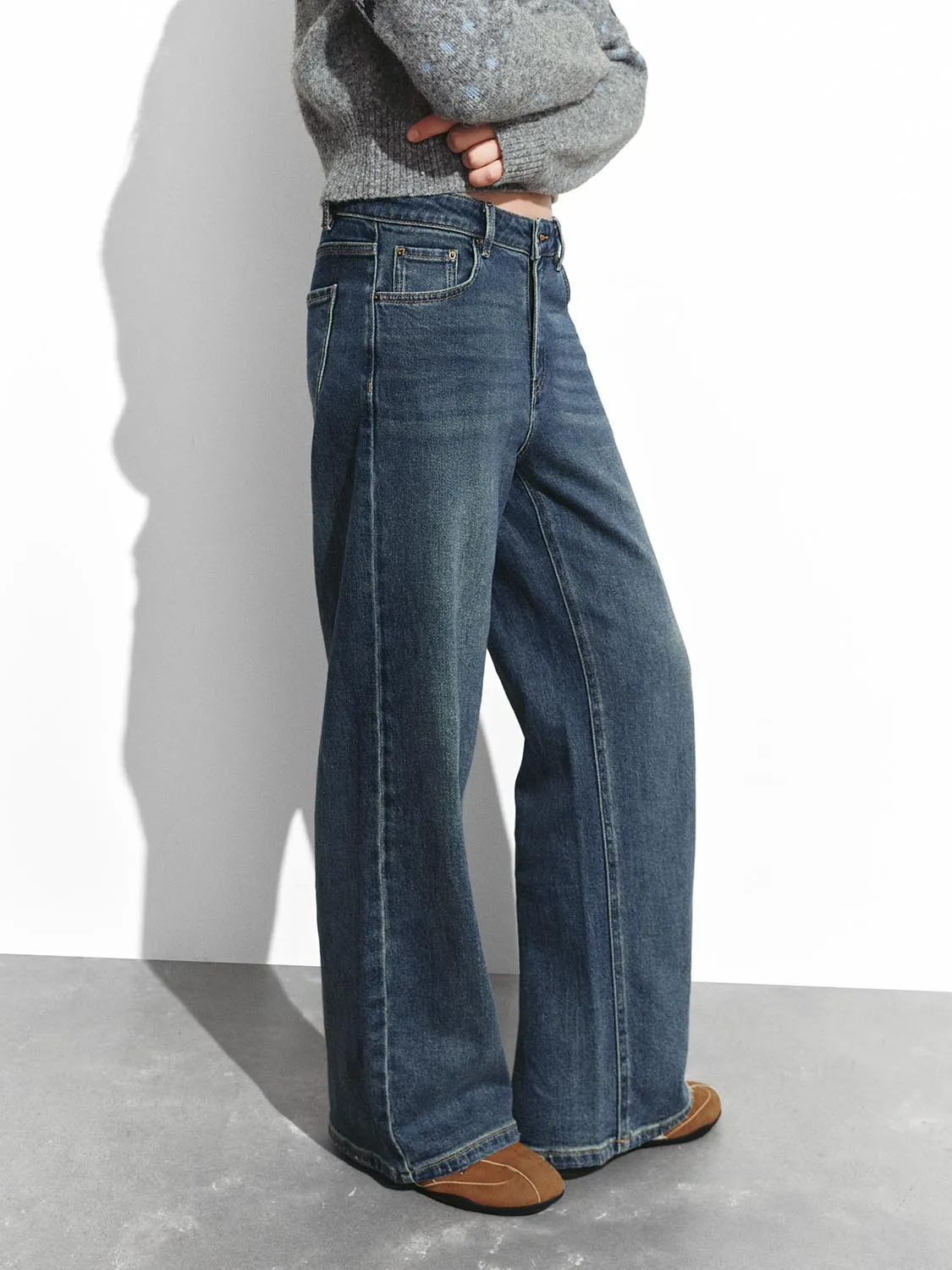 Wide Leg Jeans sold by Urban Revivo product image thumbnail 3