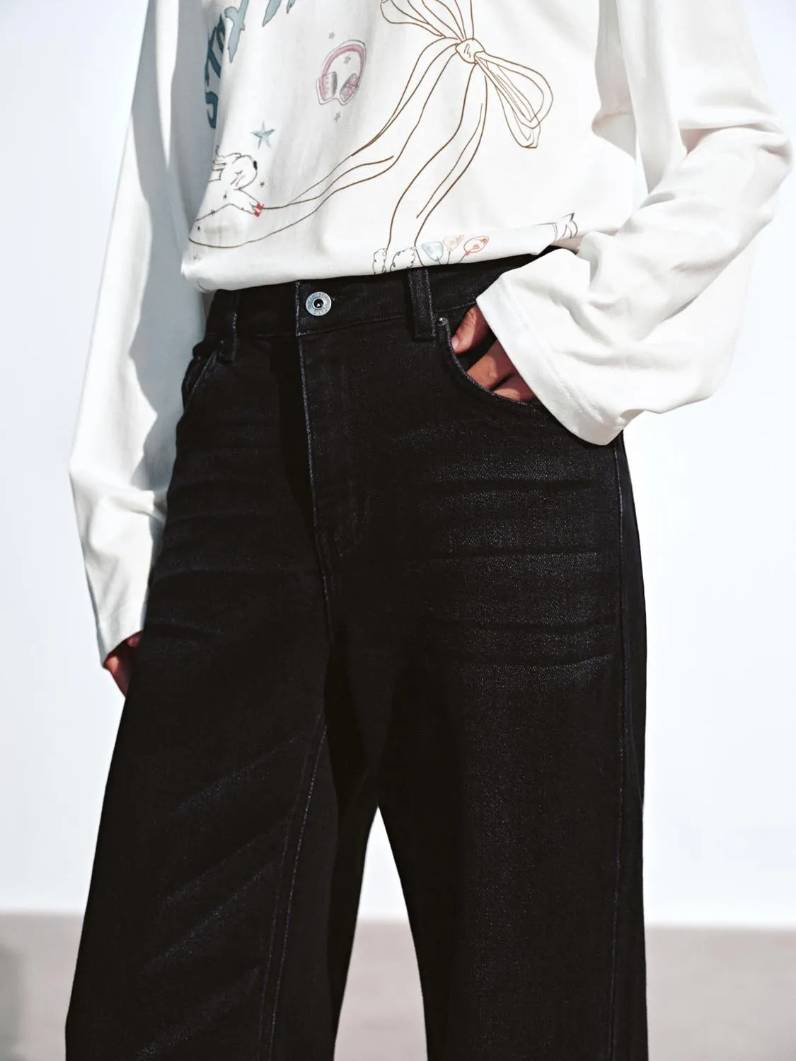 Wide Leg Jeans sold by Urban Revivo product image thumbnail 5