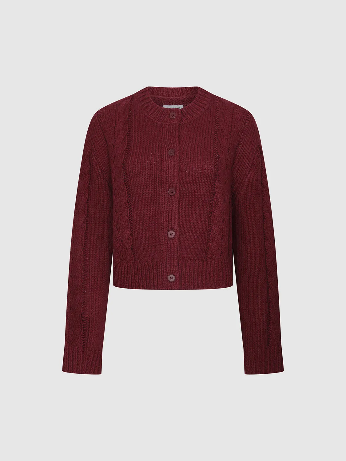 Button Up Cable Knitted Cardigans sold by Urban Revivo