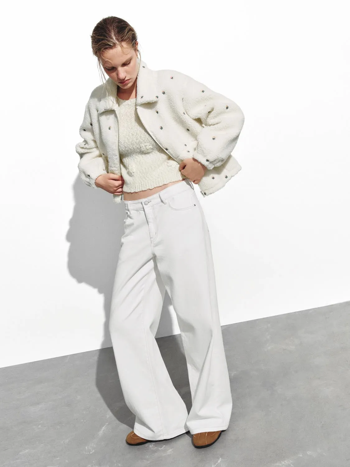 Zip Up Dotted Jackets sold by Urban Revivo product image thumbnail 5