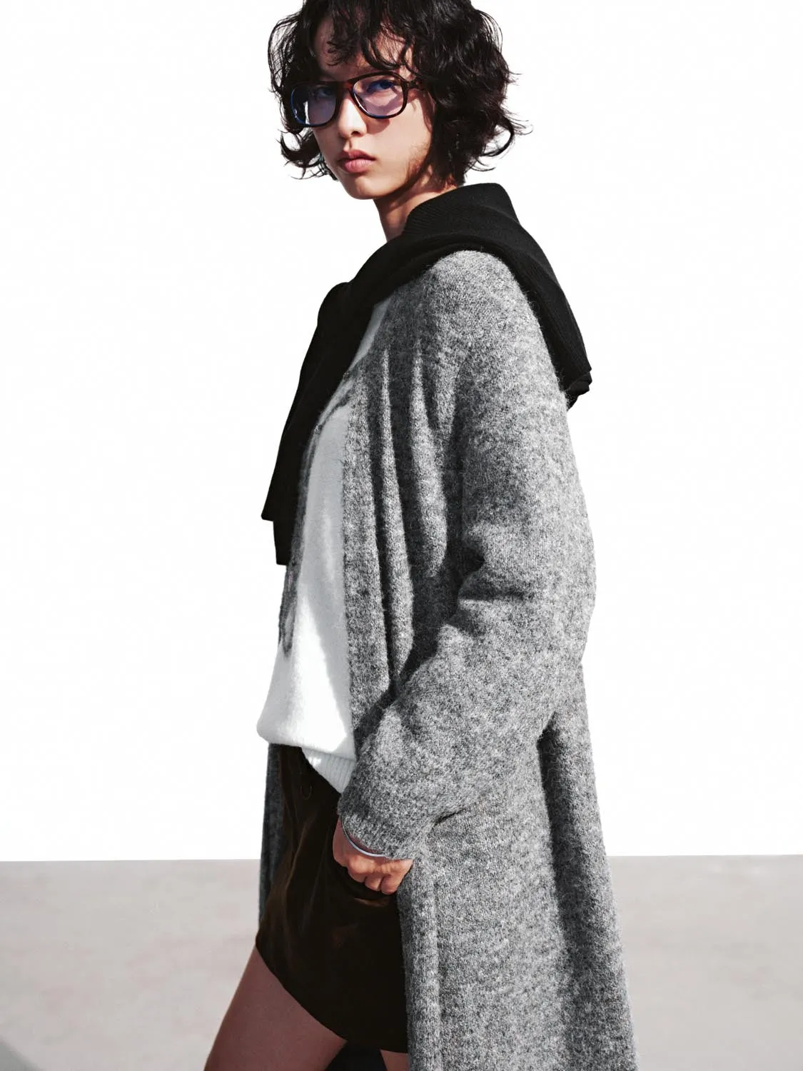 Long Oversized Knitted Cardigans sold by Urban Revivo product image thumbnail 2