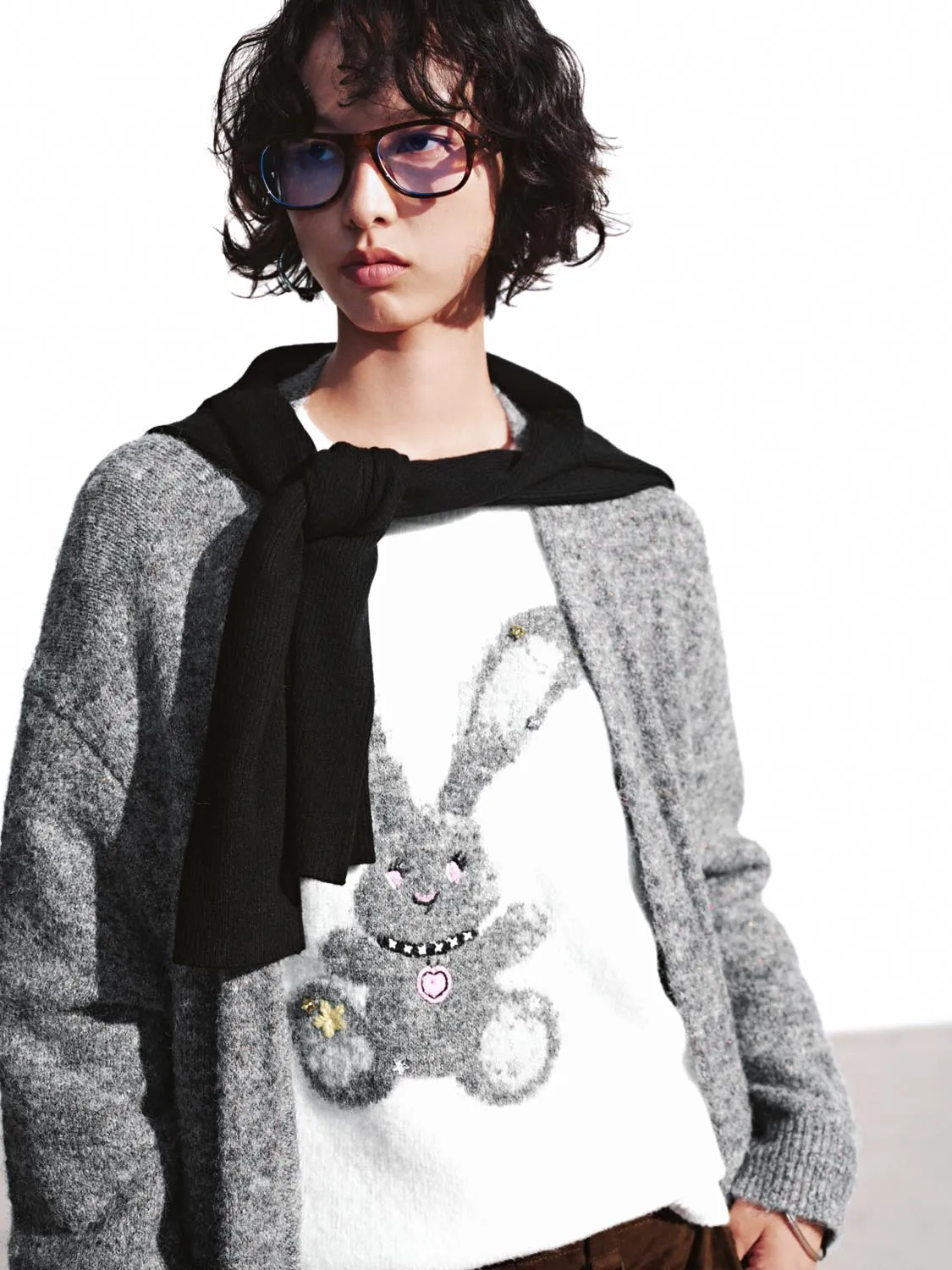 Long Oversized Knitted Cardigans sold by Urban Revivo product image thumbnail 3