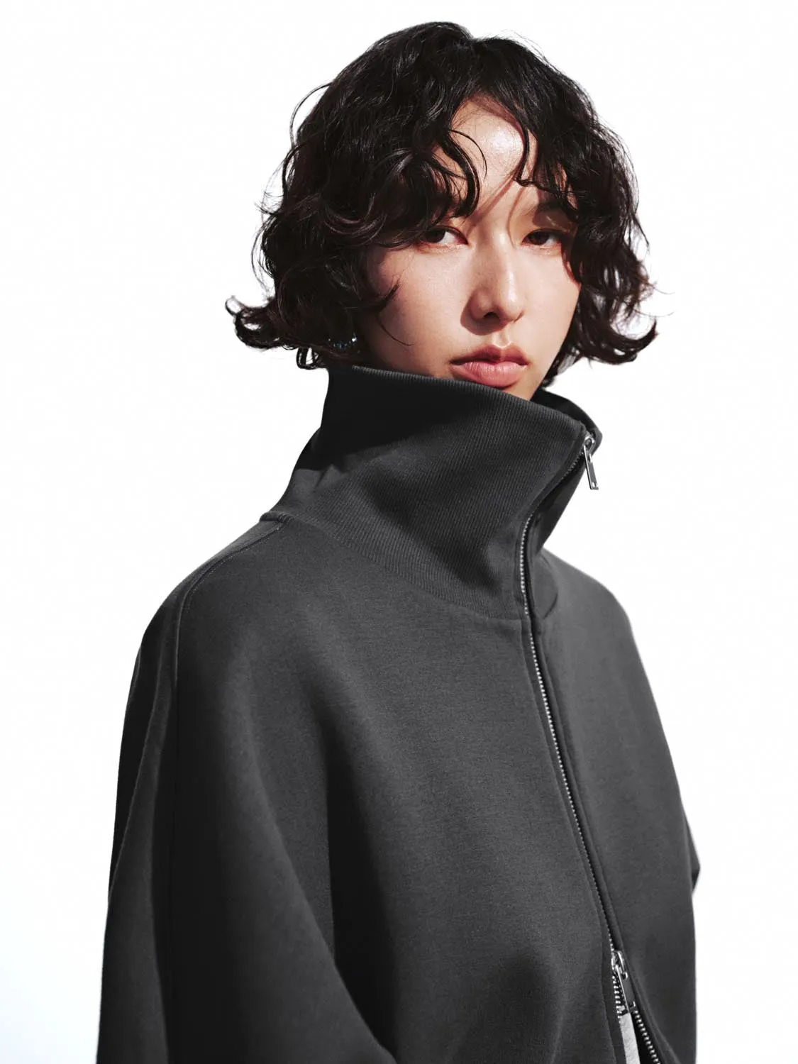 Funnel Neck Full Zip Bomber Jackets sold by Urban Revivo product image thumbnail 3