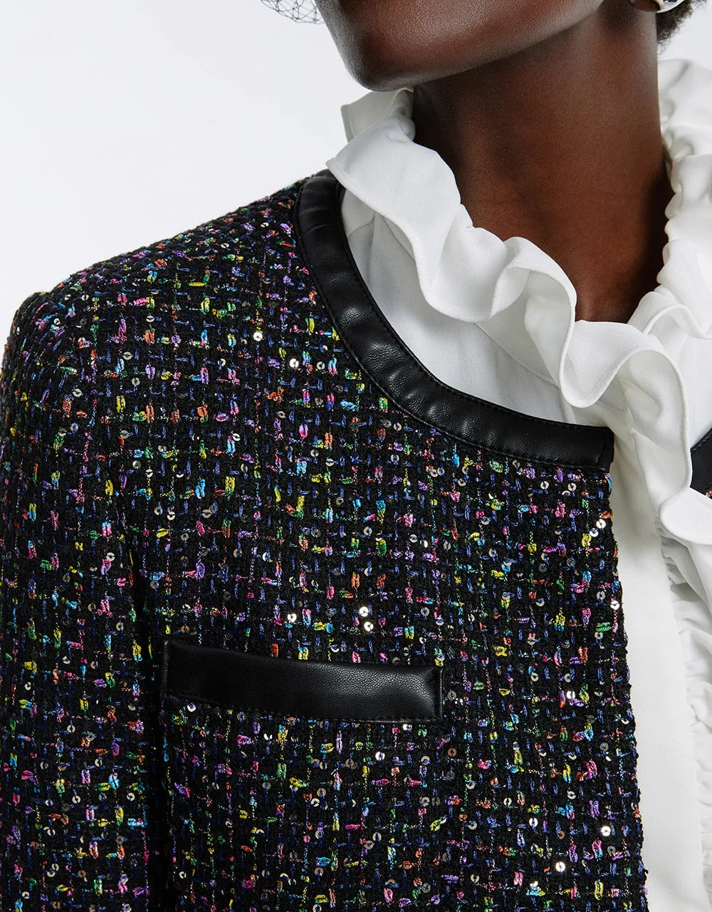 Cropped Tweed Cardigan sold by Urban Revivo product image thumbnail 4