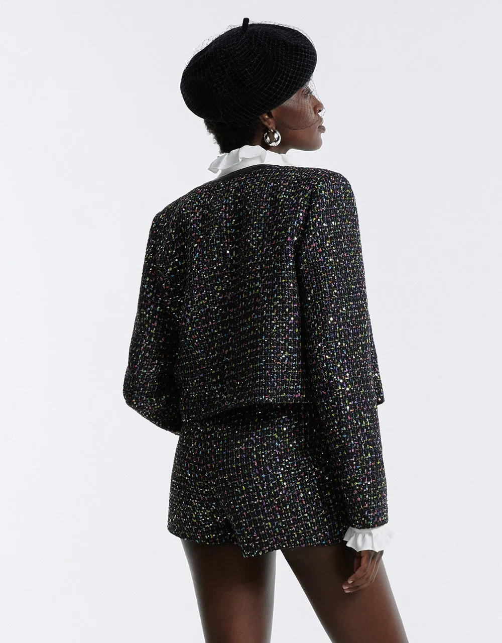 Cropped Tweed Cardigan sold by Urban Revivo product image thumbnail 3