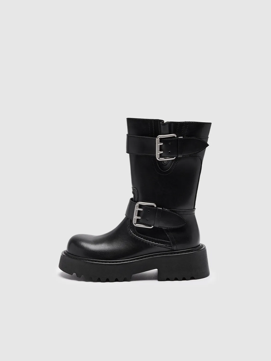 Buckle Detail Chunky Boots sold by Urban Revivo product image thumbnail 2