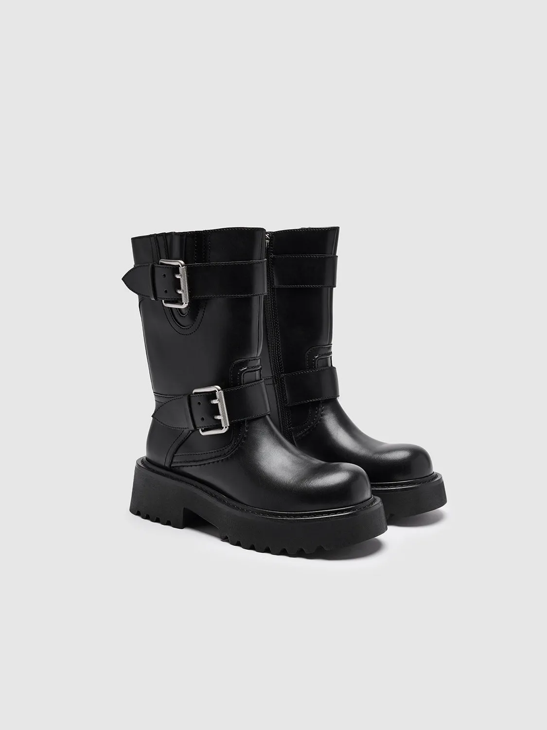 Buckle Detail Chunky Boots sold by Urban Revivo