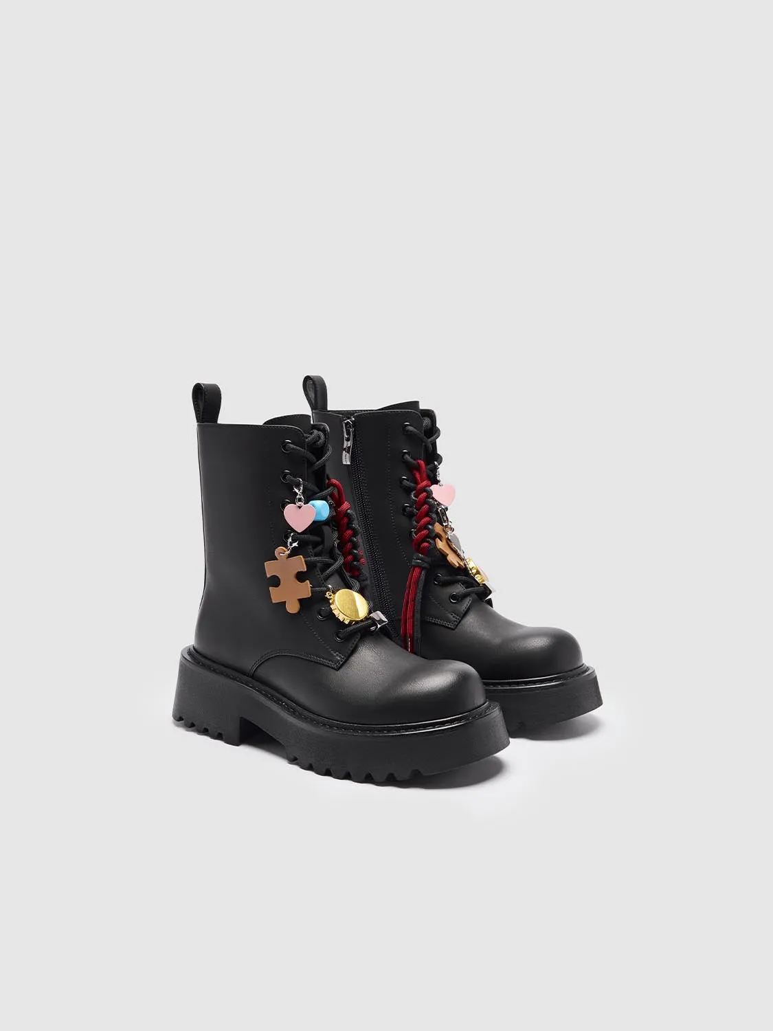 Charm Chunky Ankle Boots sold by Urban Revivo