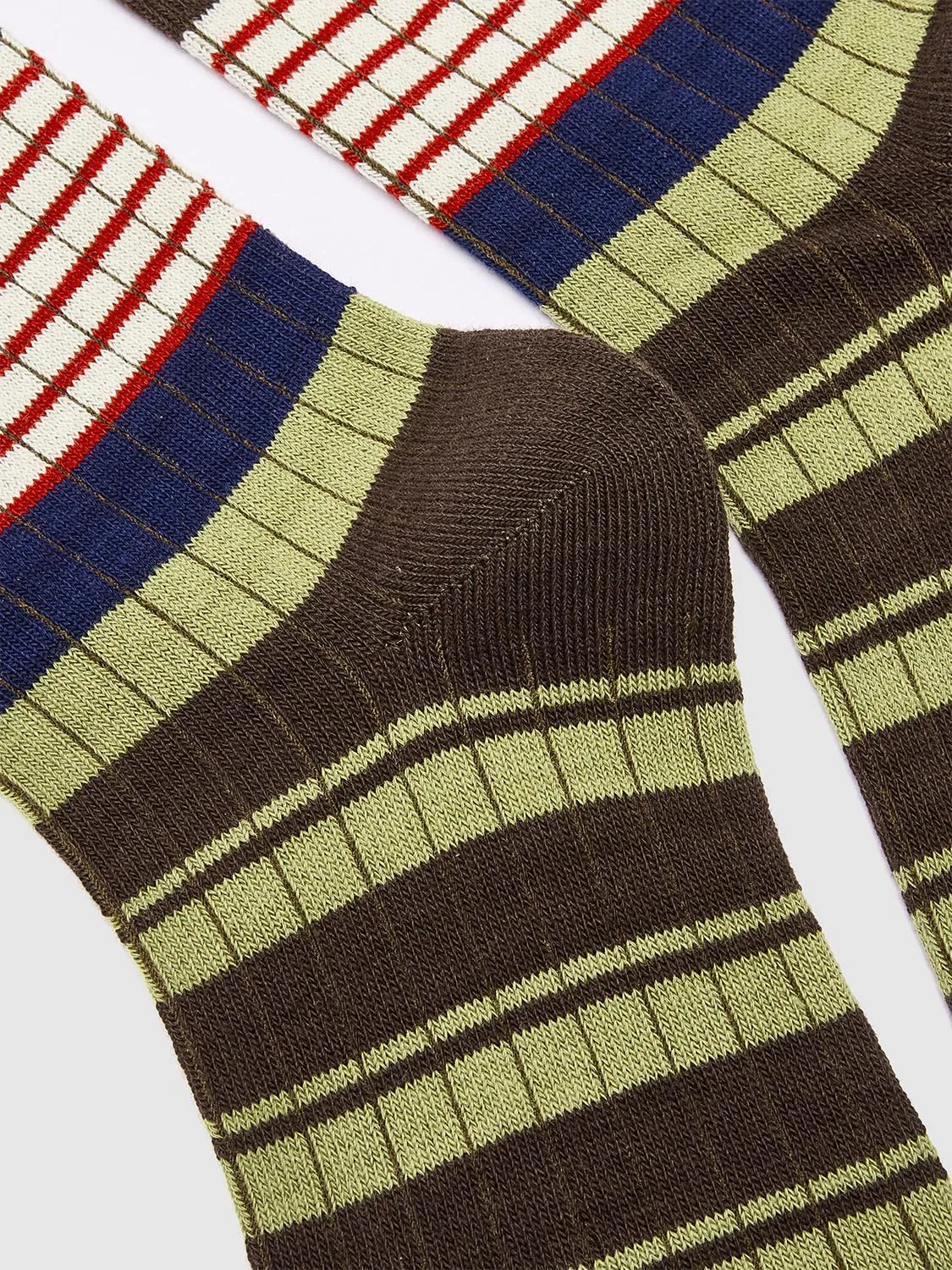 Contrast Striped Knee High Socks sold by Urban Revivo product image thumbnail 4